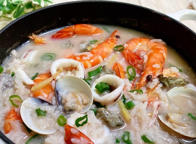 海鮮粥煮法